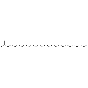 Chemical structure of 2-methylhexacosane , CAS 1561-02-0, AChemBlock X210141