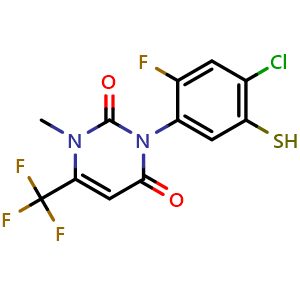 3-(4-Chloro-2-fluoro-5-mercaptophenyl)-1-methyl-6-(trifluoromethyl)uracil
