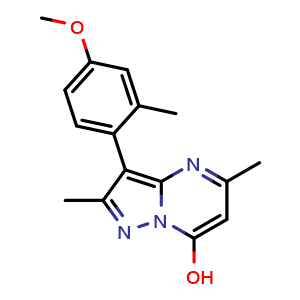 3-(4-methoxy-2-methylphenyl)-2,5-dimethylpyrazolo[1,5-a]pyrimidin-7-ol