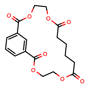 3,6,13,16-Tetraoxa-bicyclo[16.3.1]docosa-1(21),18(22),19-triene-2,7,12,17-tetraone