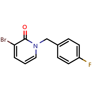 3-bromo-1-(4-fluorobenzyl)pyridin-2(1H)-one