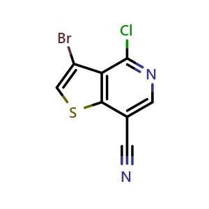 3-bromo-4-chlorothieno[3,2-c]pyridine-7-carbonitrile