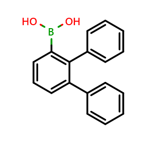 Chemical structure of 3-Terphenylboronic acid , CAS 881911-81-5, AChemBlock X210278