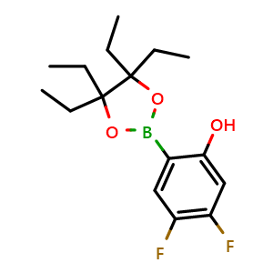 4,5-difluoro-2-(4,4,5,5-tetraethyl-1,3,2-dioxaborolan-2-yl)phenol