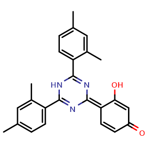 4-[4,6-Bis(2,4-dimethylphenyl)-5H-s-triazin-2-ylidene]-3-hydroxy-cyclohexa-2,5-dien-1-one