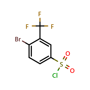 4-Bromo-3-(trifluoromethyl)benzene-1-sulfonyl chloride