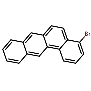 Chemical structure of 4-Bromotetraphene , CAS 61921-39-9, AChemBlock X210395