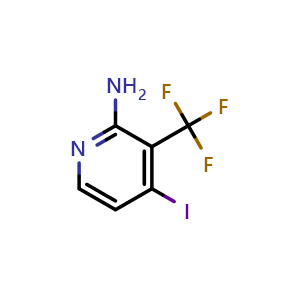 4-iodo-3-(trifluoromethyl)pyridin-2-amine