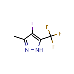 4-Iodo-3-methyl-5-(trifluoromethyl)-1H-pyrazole