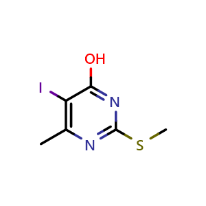 5-Iodo-6-methyl-2-(methylsulfanyl)Pyrimidin-4-ol
