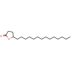 Chemical structure of 5-Tetradecyldihydro-2(3H)-furanone , CAS 502-26-1, AChemBlock X210519