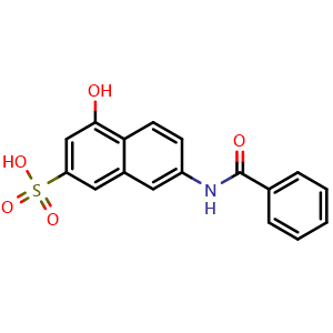 7-benzamido-4-hydroxynaphthalene-2-sulfonic acid