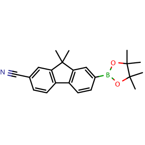 9,9-Dimethyl-7-(4,4,5,5-tetramethyl-1,3,2-dioxaborolan-2-yl)-9H-fluorene-2-carbonitrile