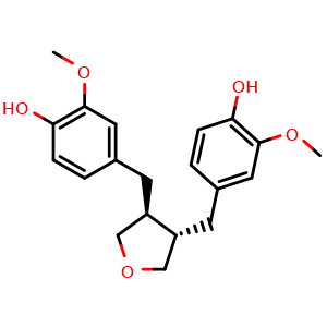 Chemical structure of Anhydrosecoisolariciresinol , CAS 29388-33-8, AChemBlock X210640