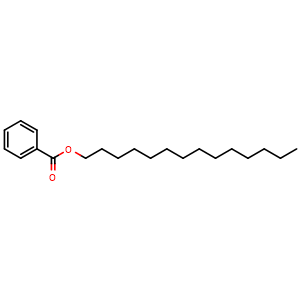 Chemical structure of Benzoic acid n-tetradecyl ester , CAS 70682-72-3, AChemBlock X210653
