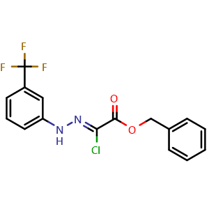 Benzyl 2-chloro-2-[2-(3-trifluoromethylphenyl)hydrazono]acetate