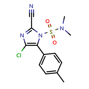 Chemical structure of Cyazofamid , CAS 120116-88-3, AChemBlock X210705