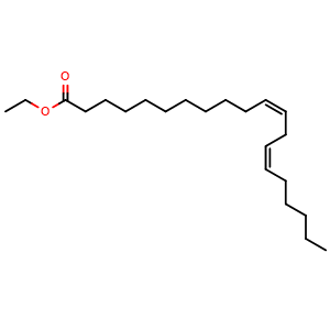 Chemical structure of ethyl (11Z,14Z)-icosa-11,14-dienoate , CAS 103213-62-3, AChemBlock X210756