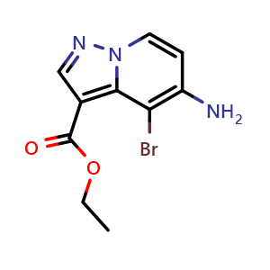 ethyl 5-amino-4-bromo-pyrazolo[1,5-a]pyridine-3-carboxylate