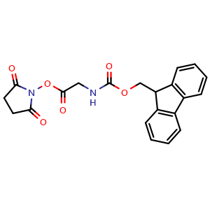 Chemical structure of Fmoc-Gly-OSu , CAS 113484-74-5, AChemBlock X210835
