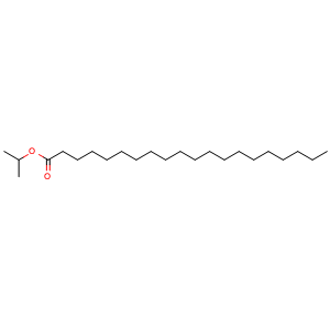 Chemical structure of isopropyl icosanoate , CAS 26718-90-1, AChemBlock X210846