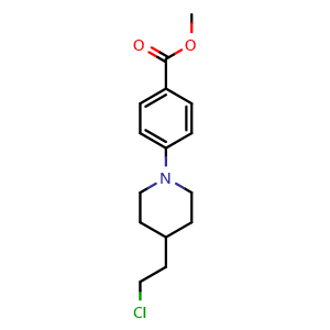 methyl 4-(4-(2-chloroethyl)piperidin-1-yl)benzoate