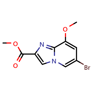 methyl 6-bromo-8-methoxyimidazo[1,2-a]pyridine-2-carboxylate