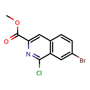 methyl 7-bromo-1-chloroisoquinoline-3-carboxylate