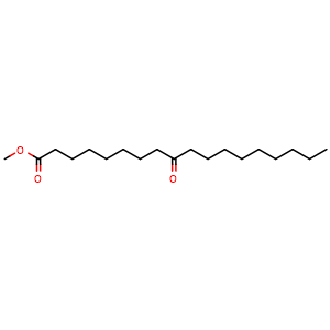 Chemical structure of methyl 9-oxooctadecanoate , CAS 1842-70-2, AChemBlock X210925