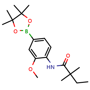 N-(2-methoxy-4-(4,4,5,5-tetramethyl-1,3,2-dioxaborolan-2-yl)phenyl)-2,2-dimethylbutanamide