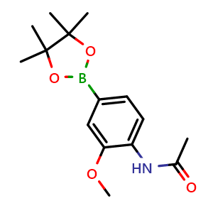 N-(2-methoxy-4-(4,4,5,5-tetramethyl-1,3,2-dioxaborolan-2-yl)phenyl)acetamide