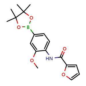 N-(2-methoxy-4-(4,4,5,5-tetramethyl-1,3,2-dioxaborolan-2-yl)phenyl)furan-2-carboxamide