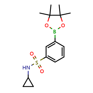 N-cyclopropyl-3-(4,4,5,5-tetramethyl-1,3,2-dioxaborolan-2-yl)benzenesulfonamide