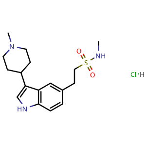 Chemical structure of Naratriptan hydrochloride , CAS 143388-64-1, AChemBlock X211053