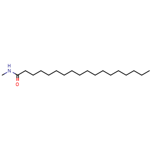 Chemical structure of N-methylstearamide , CAS 20198-92-9, AChemBlock X211057