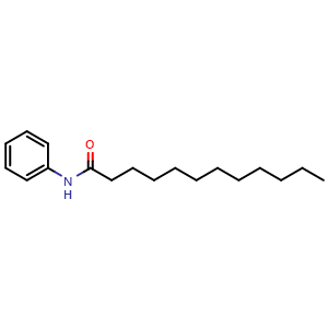 Chemical structure of N-phenyldodecanamide , CAS 3430-95-3, AChemBlock X211061