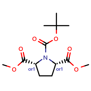 O1-tert-butyl O2,O5-dimethyl cis-pyrrolidine-1,2,5-tricarboxylate