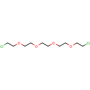 Chemical structure of Pentaethylene glycol dichloride , CAS 5197-65-9, AChemBlock X211075
