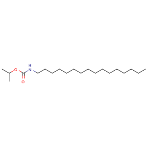 Chemical structure of propan-2-yl hexadecylcarbamate , CAS 6298-78-8, AChemBlock X211090