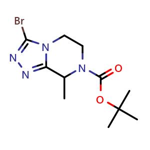 tert-butyl 3-bromo-8-methyl-5,6-dihydro-[1,2,4]triazolo[4,3-a]pyrazine-7(8H)-carboxylate