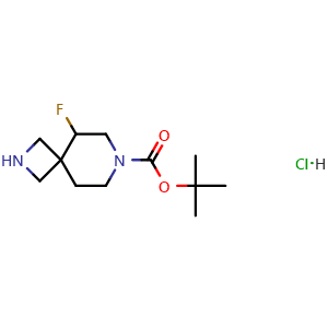 tert-butyl 5-fluoro-2,7-diazaspiro[3.5]nonane-7-carboxylate hydrochloride