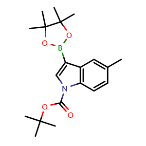 tert-butyl 5-methyl-3-(4,4,5,5-tetramethyl-1,3,2-dioxaborolan-2-yl)-1H-indole-1-carboxylate