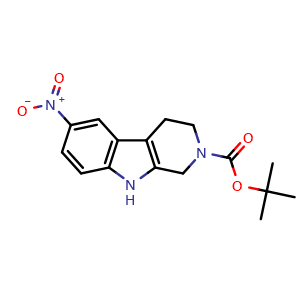 tert-butyl 6-nitro-1,3,4,9-tetrahydro-2H-pyrido[3,4-b]indole-2-carboxylate