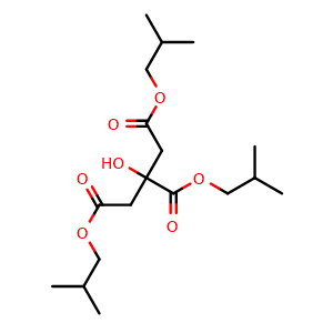Chemical structure of triisobutyl citrate , CAS 63133-75-5, AChemBlock X211240