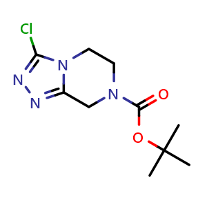 tert-butyl 3-chloro-5,6-dihydro-[1,2,4]triazolo[4,3-a]pyrazine-7(8H)-carboxylate