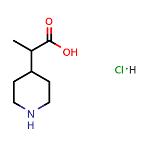 2-(Piperidin-4-yl)propanoic acid hydrochloride