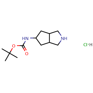 tert-butyl N-{octahydrocyclopenta[c]pyrrol-5-yl}carbamate hydrochloride