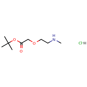 tert-butyl 2-(2-(methylamino)ethoxy)acetate hydrochloride
