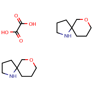 Chemical structure of 7-oxa-1-azaspiro[4.5]decane oxalate , AChemBlock X211353