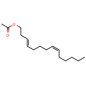 Chemical structure of 3E8Z-14Ac , CAS 163041-87-0, AChemBlock X211357